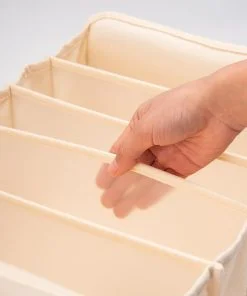 Pure Cotton Clothes Storage Organiser With Compartments 6