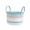 Cotton Rope Woven Laundry Basket Hamper 28x22cm 6