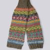 100 Lamb Wool Hand Knitted Legwarmers 018