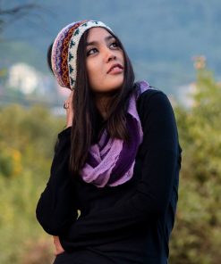 White Pink Multicolor Winter Headband With Inner Fleece Wo61hb