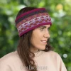 Pure Wool Hand Knitted Headband And Ear Warmer Cerise Pink Hb054