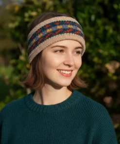 Pure Wool Hand Knitted Headband and Ear Warmer HB064