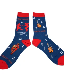 Country Music Cotton Socks