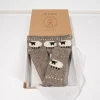 Pure Wool Hand Knitted Sheep Set Handwarmer and Headband RC18
