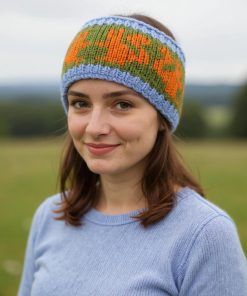 Hand Knitted Pure Wool Red Squirrel Headband HB76B