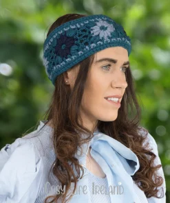 Pure Wool Hand Crocheted Headband And Ear Warmer Hb058 6