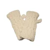 Pure Wool Hand Knitted Fingerless Mitten or Handwarmer Cream PN001
