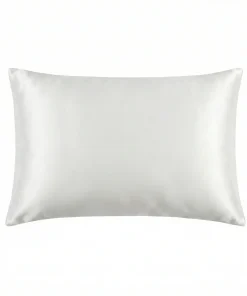 Mulberry Silk Pillowcase with Hidden Zipper Standard Size Ivory