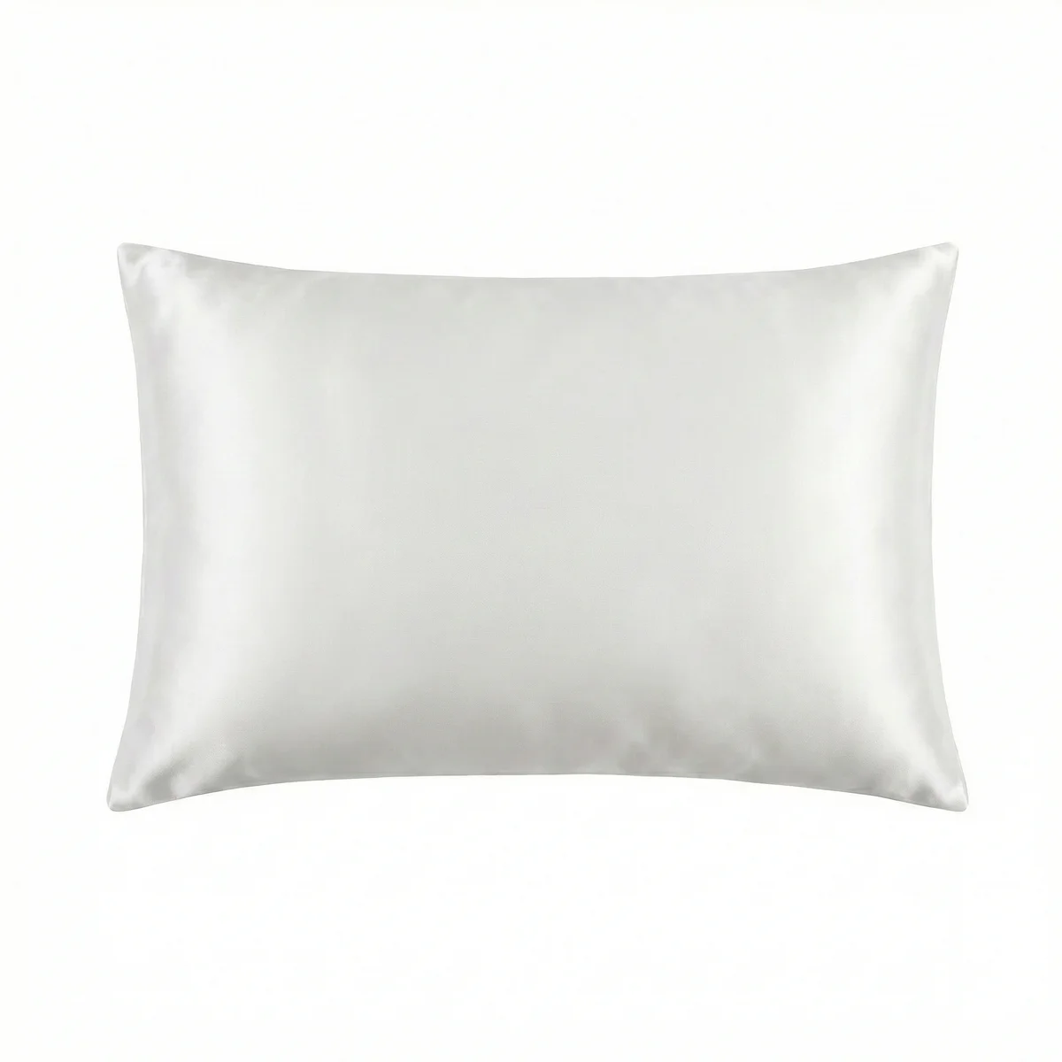 Mulberry Silk Pillowcase with Hidden Zipper Standard Size Ivory