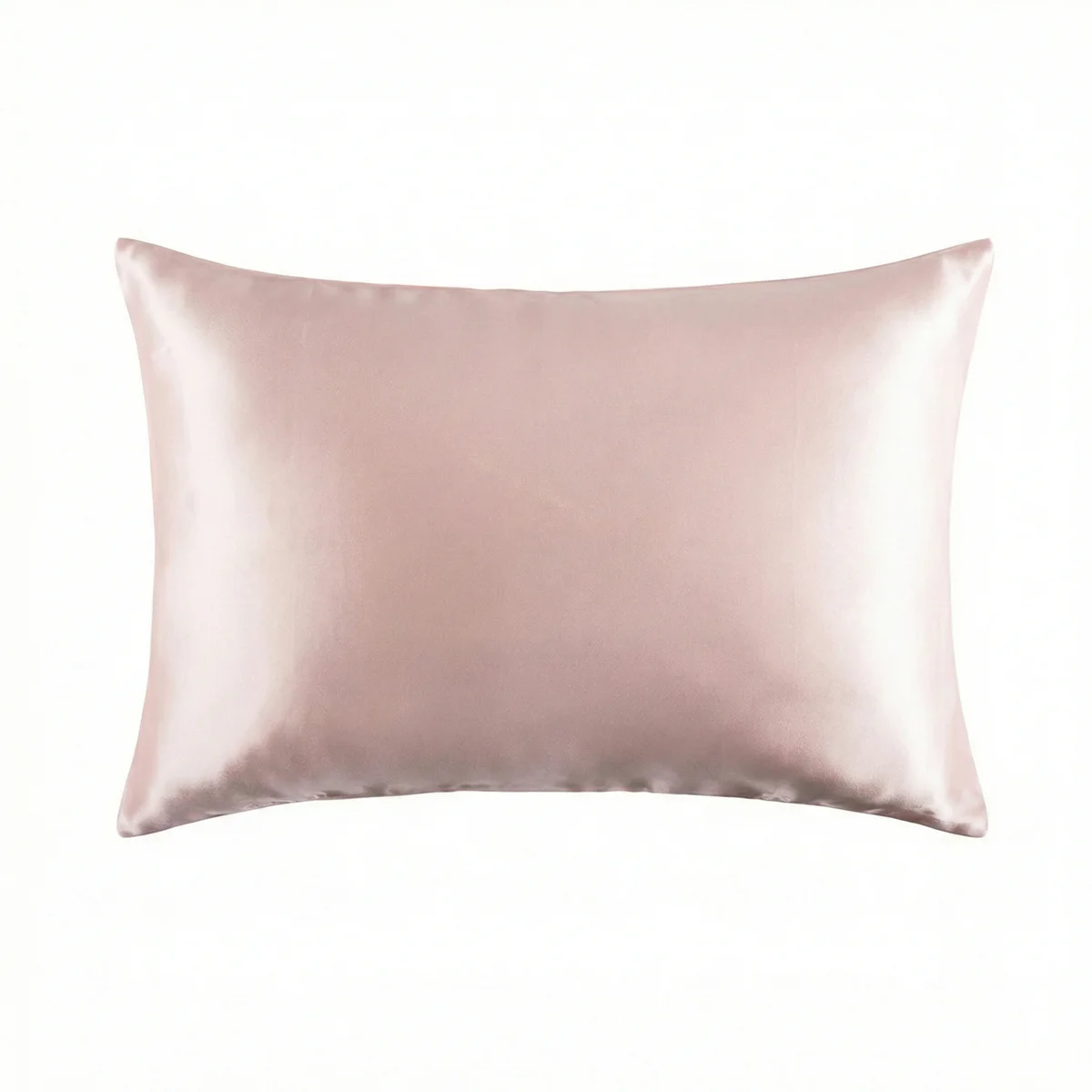 Mulberry Silk Pillowcase with Hidden Zipper Standard Size Baby Pink