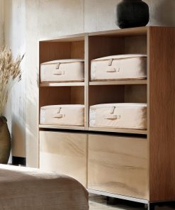 Alternative view of Pure Thick Soft Undyed Cotton Compression Organiser Foldable Storage Case
