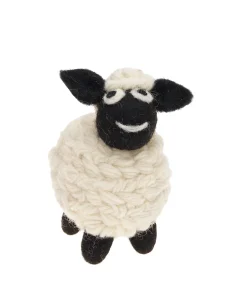 Handmade Wool Felt Valais Blacknose Sheep Ornament - Image 3