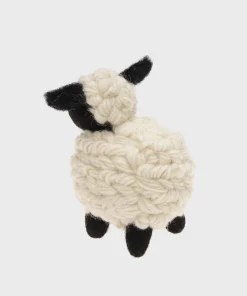 Alternative view of Handmade Wool Felt Valais Blacknose Sheep Ornament