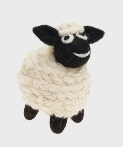 Handmade Wool Felt Valais Blacknose Sheep Ornament